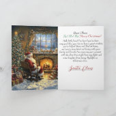 エレガントクリスマス水彩植物学 シーズンカード (内部)