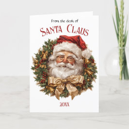 エレガントクリスマス水彩植物学 シーズンカード