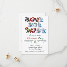 エレガントクリスマス水彩植物学