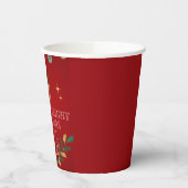 エレガントクリスマス紙カップ 紙コップ (左)