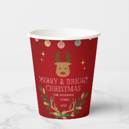 エレガントクリスマス紙カップ 紙コップ