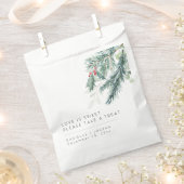 エレガントクリスマス結婚の フェイバーバッグ (クリップ留めされた状態)