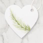 エレガントクリスマス花模様休日 フェイバータグ (裏面)