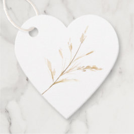 エレガントクリスマス花模様休日 フェイバータグ