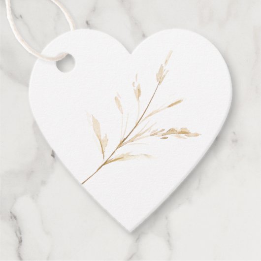 エレガントクリスマス花模様休日 フェイバータグ (正面)