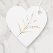 エレガントクリスマス花模様休日 フェイバータグ (裏面)