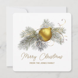 エレガントクリスマス飾カスタム飾りホリデーカード