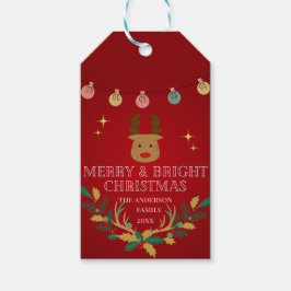 エレガントクリスマス ギフトタグ