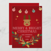 エレガントクリスマス シーズンカード (正面/裏面)