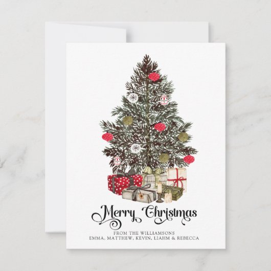 エレガントクリスマス シーズンカード (正面)