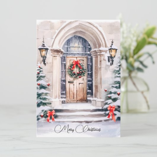 エレガントクリスマス シーズンカード (スタンド正面)