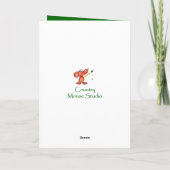 エレガントクリスマス、バーンドウル、鳥 カード (裏面)