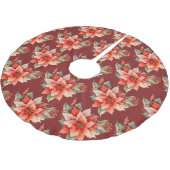 エレガントクリスマス ブラッシュドポリエステルツリースカート (アングル)