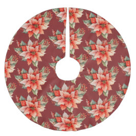 エレガントクリスマス ブラッシュドポリエステルツリースカート