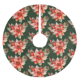 エレガントクリスマス ブラッシュドポリエステルツリースカート