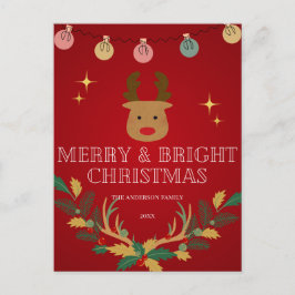 エレガントクリスマス ポストカード