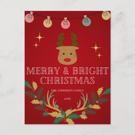 エレガントクリスマス ポストカード (正面)