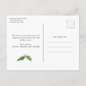 エレガントクリスマス ポストカード (裏面)