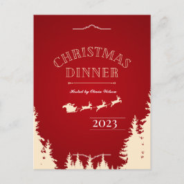 エレガントクリスマス ポストカード