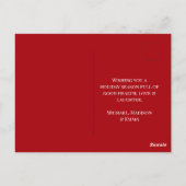 エレガントクリスマス ポストカード (裏面)