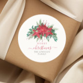 エレガントクリスマス ラウンドシール