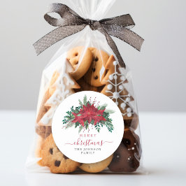 エレガントクリスマス ラウンドシール