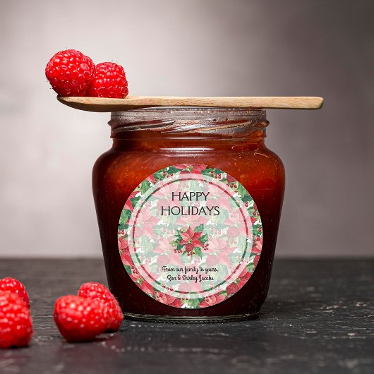 エレガントクリスマス ラウンドシール