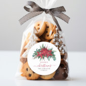 エレガントクリスマス ラウンドシール