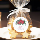 エレガントクリスマス ラウンドシール