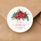 エレガントクリスマス ラウンドシール
