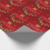 エレガントクリスマス ラッピングペーパー (角)