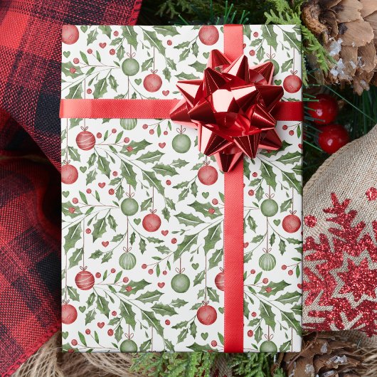 エレガントクリスマス ラッピングペーパー
