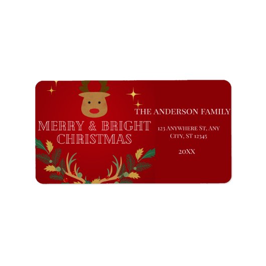 エレガントクリスマス ラベル (正面)