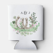 エレガントクローバーホースシューズ結婚植物園 缶クーラー (裏面)