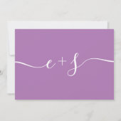 エレガントグラデーション水結婚色 招待状 (裏面)