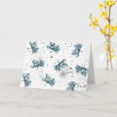 エレガントグランジ カード (黄色い花)