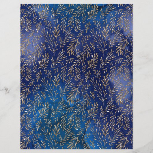 エレガントグリッターテクススクラップブック紙 (正面)