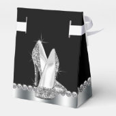 エレガントグリッターハイヒール靴 フェイバーボックス (裏面サイド)