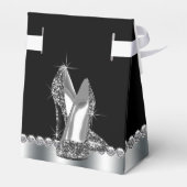 エレガントグリッターハイヒール靴 フェイバーボックス (裏面サイド)