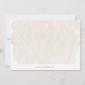 エレガントグリッターフェイククリスマスの休日の写真カード 招待状 (裏面)