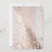 エレガントグリッターブライダルシャワー 招待状 (裏面)