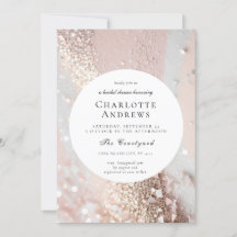 エレガントグリッターブライダルシャワー