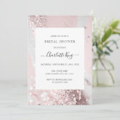 エレガントグリッターブライダルシャワー 招待状 (スタンド正面)