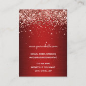 エレガントグリッターブラシ金具及びイヤリングホルダー 名刺 (裏面)