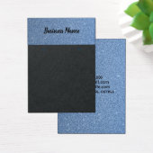 エレガントグリッターブルースカイディスプレイカード (デスク)