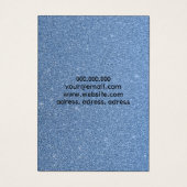 エレガントグリッターブルースカイディスプレイカード (裏面)