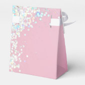 エレガントグリッターモダンブライダルシャワージェシェンクシャ フェイバーボックス (裏面サイド)