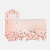 エレガントグリッターモダンブライダルシャワージェシェンクシャ フェイバーボックス (折り畳みなし)