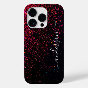 エレガントグリッターモノグラムの名 Case-Mate iPhone 14 PROケース