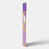 エレガントグリッターモノグラムの名 Case-Mate iPhoneケース (裏面 / 右)